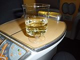 ウェルカムドリンクの白ワイン
