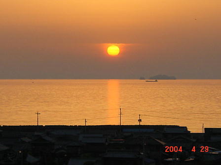 瀬戸の夕陽